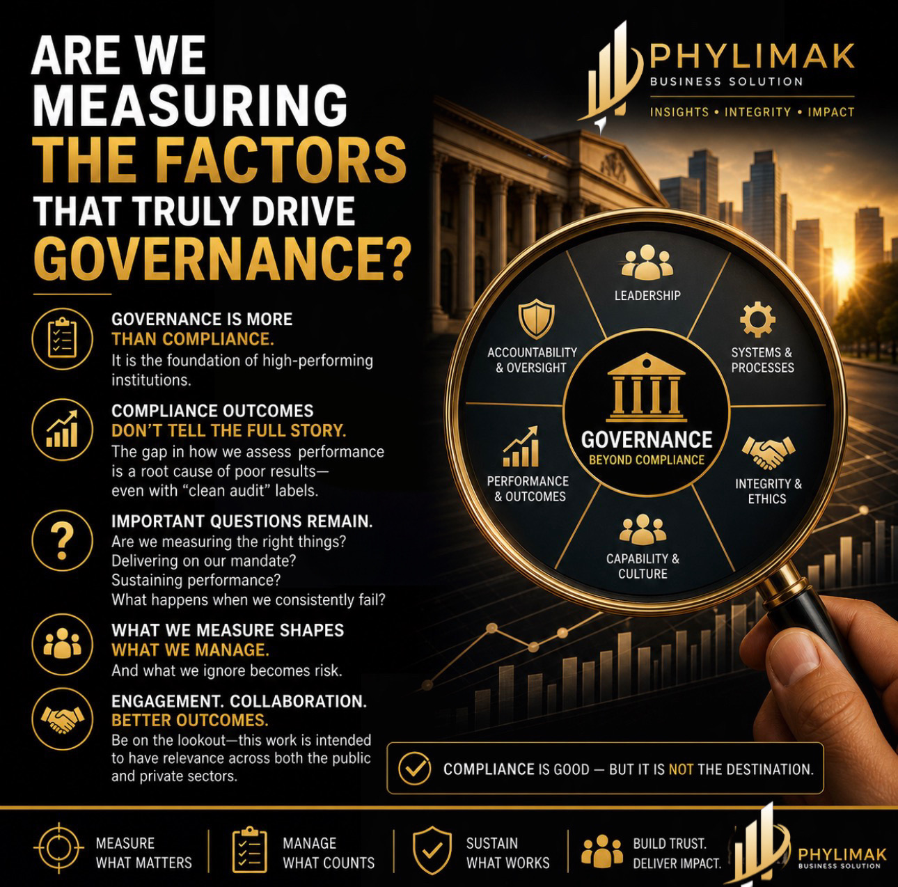 ARE WE MEASURING THE FACTORS THAT TRULY DRIVE GOVERNANCE?